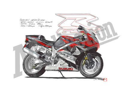 イラスト作品集／スズキ GSX-R1000 ｜M collection 岡本正樹