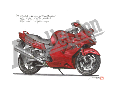 ホンダ CBR1100 XX Super BlackBird ［CBR1100 ダブルエックス スーパー ブラックバード］