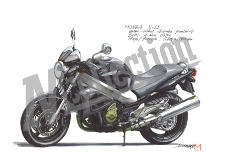 イラスト作品集 ホンダ X11 M Collection 岡本正樹