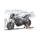 No.201073 ： CB750F HRC ホンダ