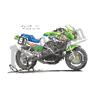 No.202033 ： GPZ750R カワサキ