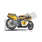 No.204033 ： YZR500 ヤマハ