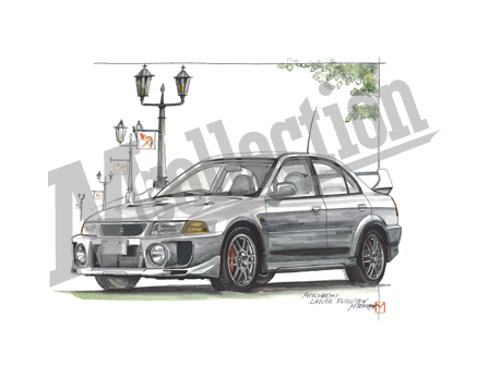 イラスト作品集 ミツビシ Lancer Evolution ランサーエボリューション M Collection 岡本正樹