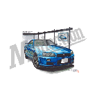 No.401050 ： SKYLINE BNR 34 GT-R