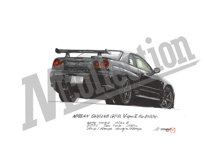 ニッサン SKYLINE GT-R V-spec2 NurBNR34 ［スカイライン GT-R V スペック2 NurBNR34］