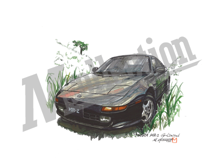 イラスト作品集 トヨタ Mr 2 G Limited Mr 2 Gリミテッド M Collection 岡本正樹