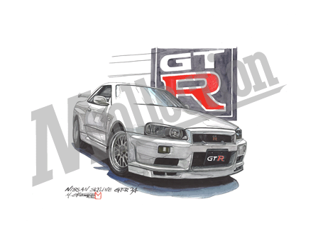 ニッサン SKYLINE GT-R 34 ［スカイライン GT-R 34］